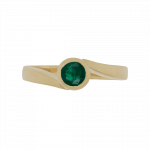 040432 Emerald Solitaire Crossover Ring Top 1080x1080 copy