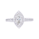 Marquise Diamond Halo Platinum Ring Top 1083x1083