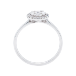 Delicate Diamond Cluster Halo Ring Front 1083x1083
