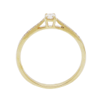 010881 Delicate Grain Set Diamond Solitaire Ring Front 1080x1080 copy