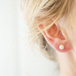 Large Pearl Ball Earrings On Ear 1080x1350