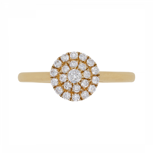 010877 Delicate Diamond Round Cluster Ring Top 1080x1080 copy