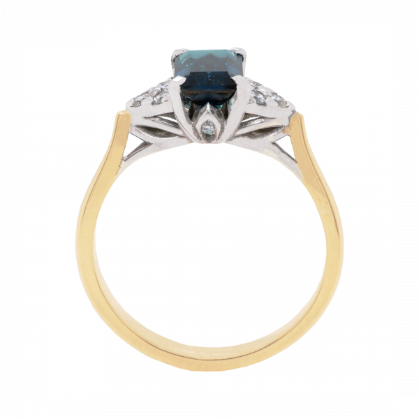 040416 Teal Tourmaline Diamond Ring Front 1080x1080 copy