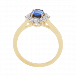040427 Oval Ceylon Sapphire Sunrise Diamond Halo Ring Front 1080x1080 copy