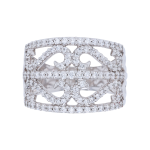 270331 Openwork Pattern Diamond Dress Ring Top 1080x1080