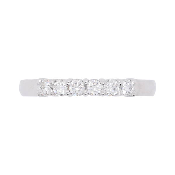 Claw Set Diamond Wedding Ring Top 1083x1083