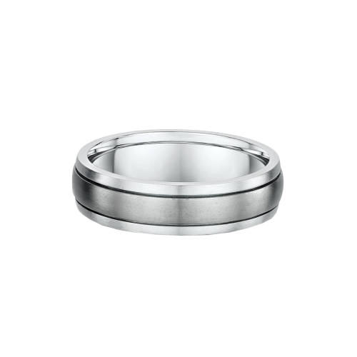 Titanium Inlay Wedding Ring