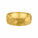 Deluxe Hammered Finish Wedding Ring