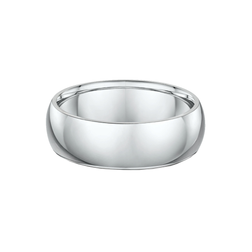 Classic Dome 7mm Wide Wedding Ring