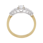 280598 Diamond 6 Stone Shoulders Ring Front 1080x1080 copy