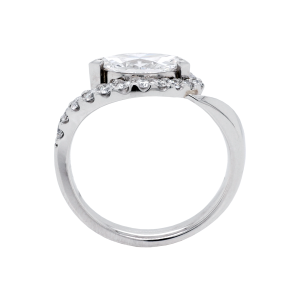 Marquise Twist Diamond Ring Front 1083x1083