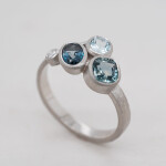 Blue Cluster Ring Angle 1080x1080