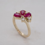 BA7633 3 Stone Pear Ruby Cluster Ring Angle 1080x1080 copy