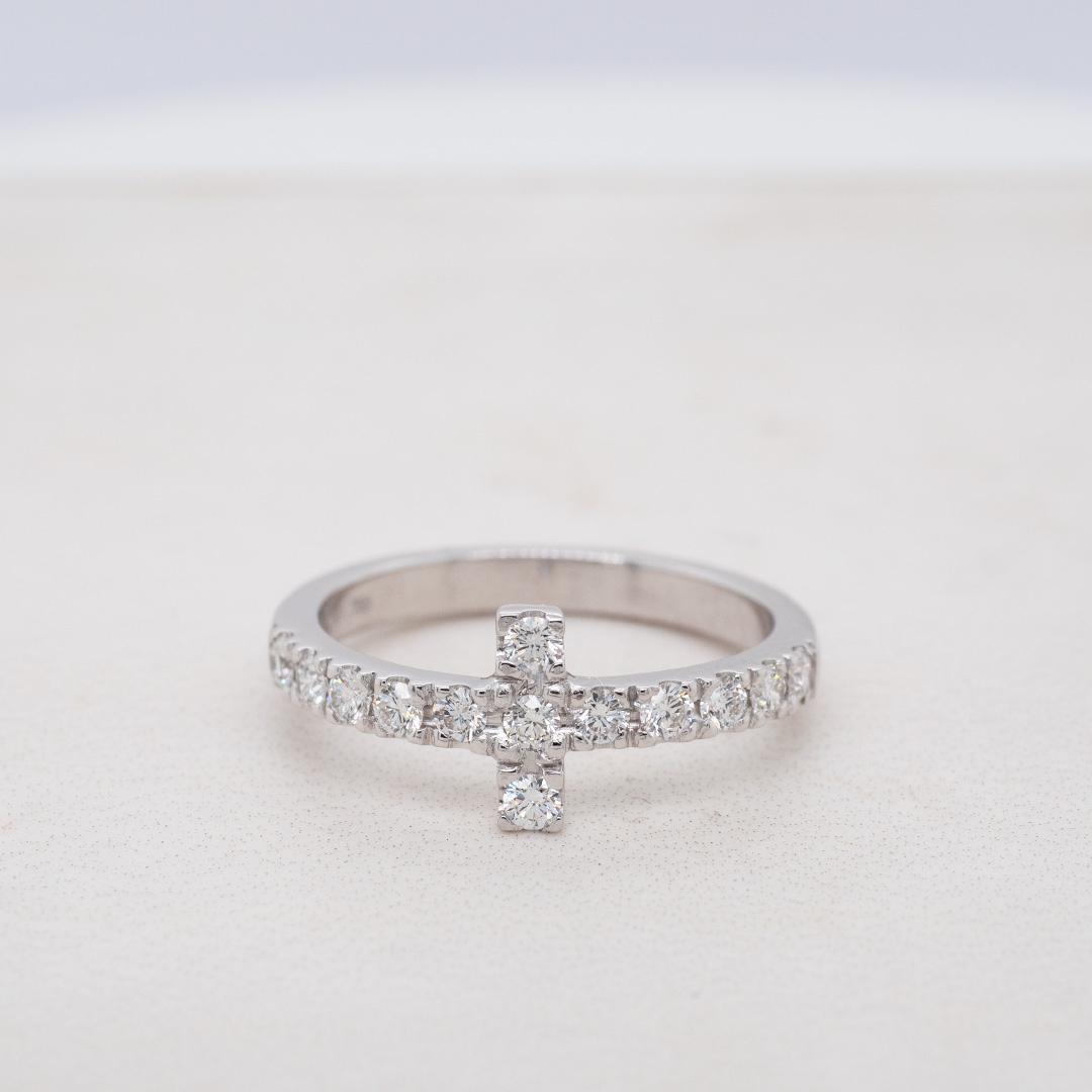 Cross Diamond Ring » Dalgleish Diamonds