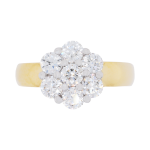 290538 Large Flower Cluster Diamond Ring Top 1080x1080