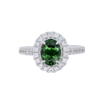 Green Tourmaline Diamond Halo Dress Ring Top 1083x1083