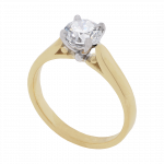 Four Claw Classic Diamond Solitaire Ring
