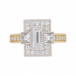 290553 Baguette Diamond Cluster Ring Top 1080x1080 copy