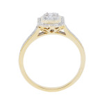 010878 Baguette Cut Diamond Cluster Ring Front 1080x1080 copy