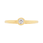 010865 Rubover Diamond Delicate Solitaire Ring Top 1080x1080