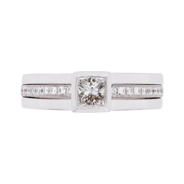 280555 Princess Diamond Rubover Ring Top 1080x1080