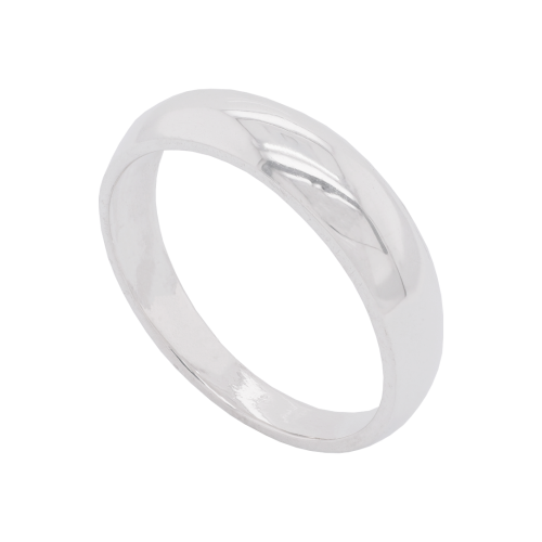Medium Silver Molten Ring