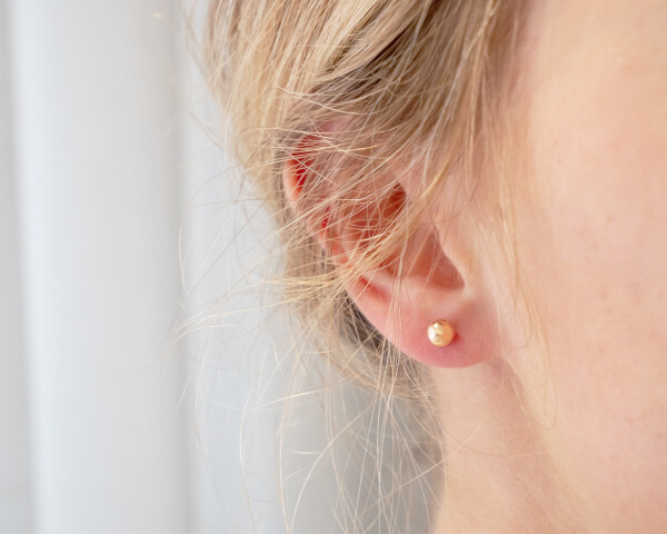 Large Ball Studs Yellow Gold On Ear 1080x1350