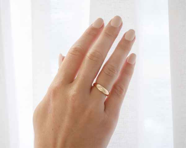 Medium Gold Ring On Hand AgAu 1080x1350