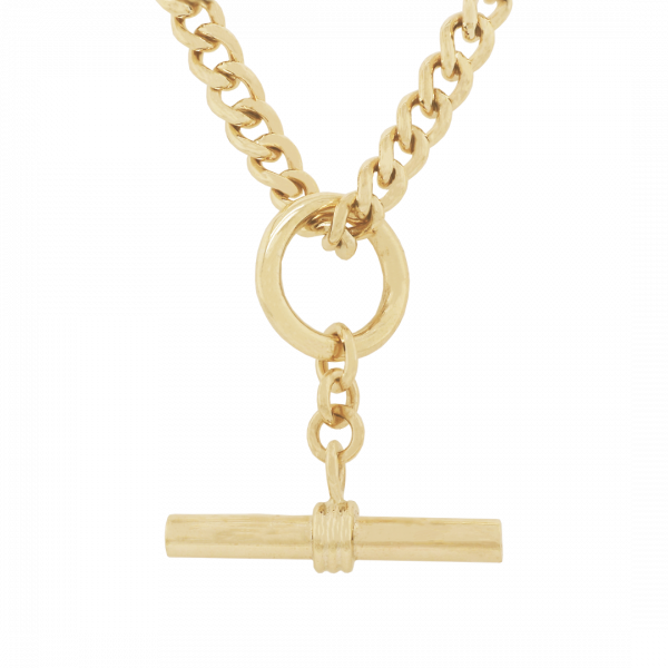 Chunky Curb Fob Chain Necklace