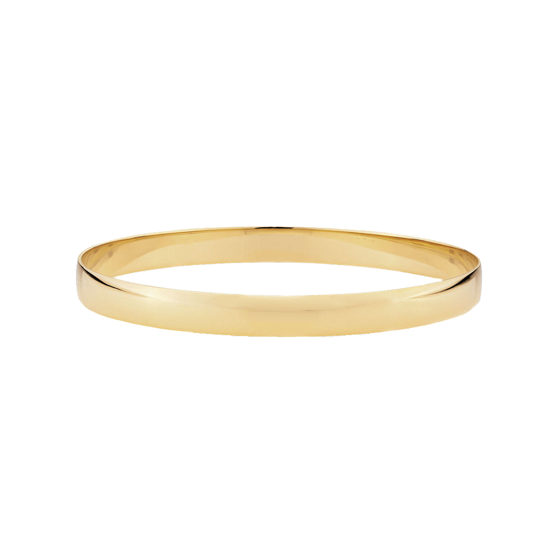 9ct Yellow Gold 7mm Bangle | Dalgleish Diamonds » Dalgleish Diamonds