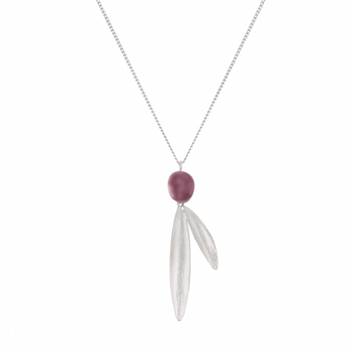 Olivia Silver Long Necklace