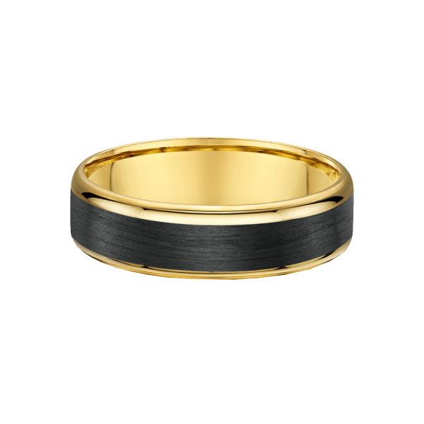 Carbon Fibre Inlay Wedding Ring