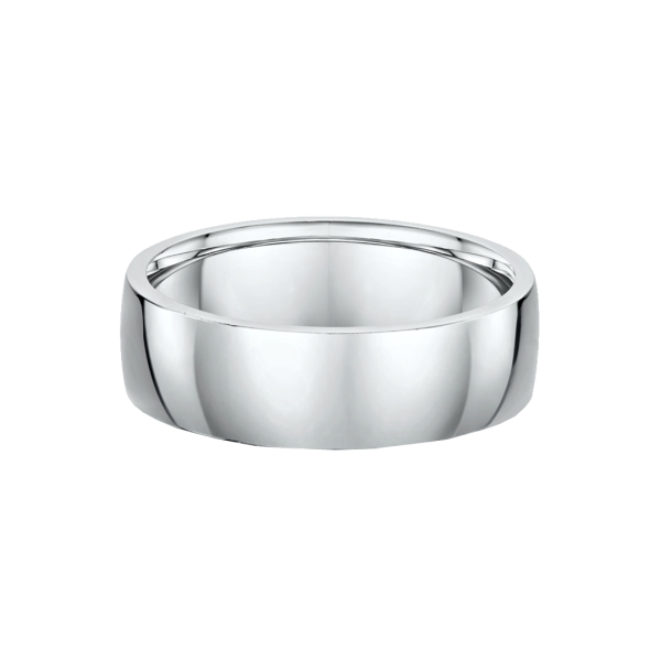 Heavy Dome 7mm Wide Wedding Ring