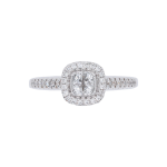 Princess Cut Diamond Cluster Halo Ring Top 1083x1083